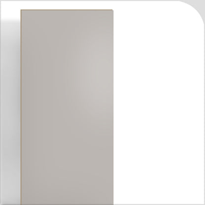 Indoor Laminate Floor Pure Color Waterproof Scratch Resistant Laminate Floor 48"L x 16"W x 0.5"H Grey