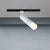 Tube Clothing Store Semi Flush Aluminium LED Modern Rotatable Flush Mount Lighting in White/Pink/Blue White Clearhalo 'Ceiling Lights' 'Close To Ceiling Lights' 'Close to ceiling' 'Semi-flushmount' Lighting' 730307