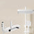 Modern Shower System Solid Color Thermostatic Bath Tub and Shower Head Set White Clearhalo 'Bathroom Remodel & Bathroom Fixtures' 'Home Improvement' 'home_improvement' 'home_improvement_shower_faucets' 'Shower Faucets & Systems' 'shower_faucets' 'Showers & Bathtubs Plumbing' 'Showers & Bathtubs' 7305147