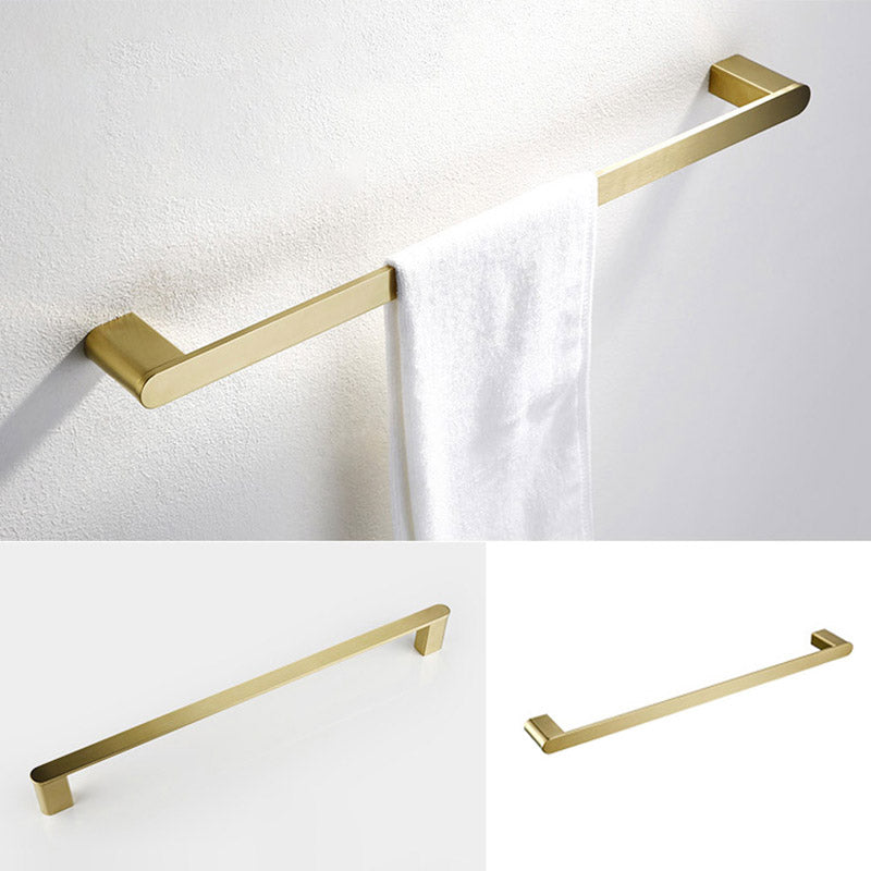 Brushed Brass Metal Bathroom Accessory As Individual Or As a Set Clearhalo 'Bathroom Hardware Sets' 'Bathroom Hardware' 'Bathroom Remodel & Bathroom Fixtures' 'bathroom_hardware_sets' 'Home Improvement' 'home_improvement' 'home_improvement_bathroom_hardware_sets' 7305337