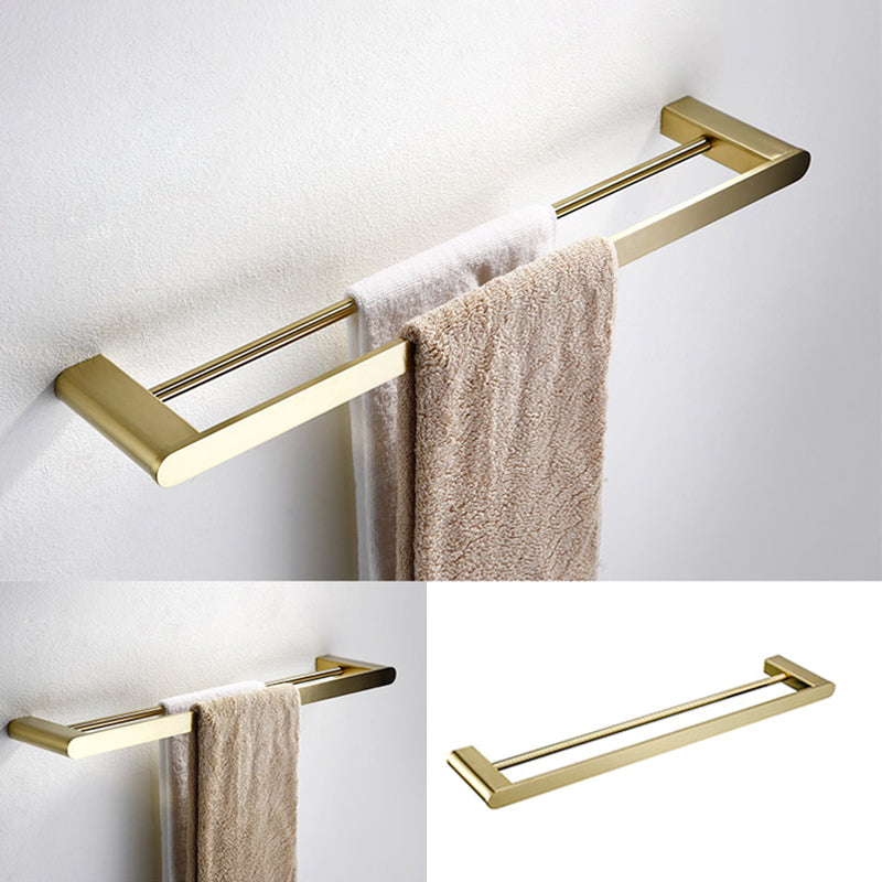 Brushed Brass Metal Bathroom Accessory As Individual Or As a Set Clearhalo 'Bathroom Hardware Sets' 'Bathroom Hardware' 'Bathroom Remodel & Bathroom Fixtures' 'bathroom_hardware_sets' 'Home Improvement' 'home_improvement' 'home_improvement_bathroom_hardware_sets' 7305339