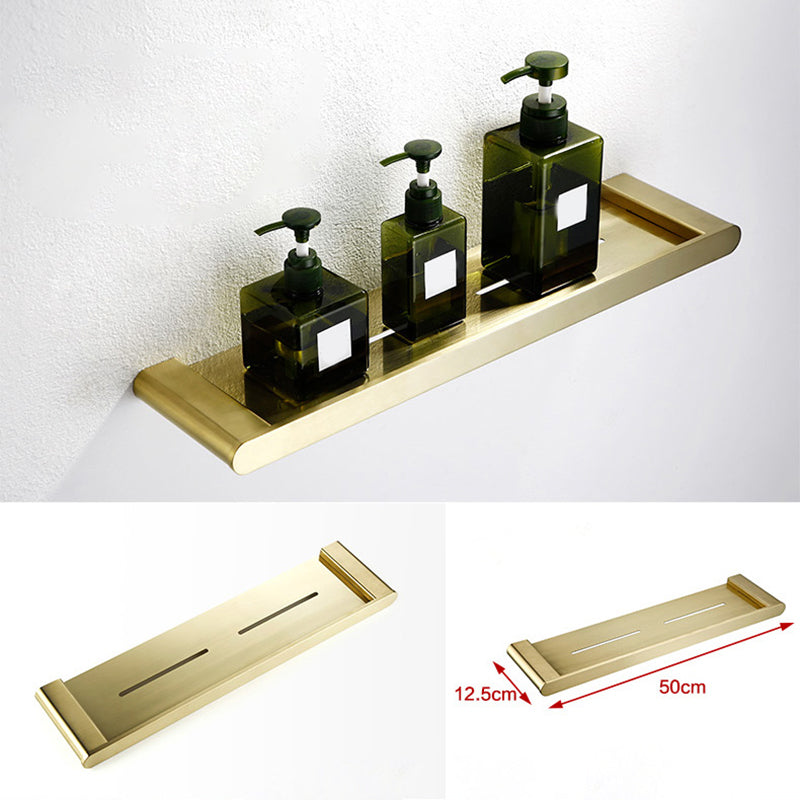 Brushed Brass Metal Bathroom Accessory As Individual Or As a Set Clearhalo 'Bathroom Hardware Sets' 'Bathroom Hardware' 'Bathroom Remodel & Bathroom Fixtures' 'bathroom_hardware_sets' 'Home Improvement' 'home_improvement' 'home_improvement_bathroom_hardware_sets' 7305343