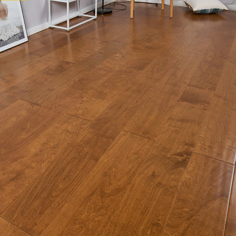 Laminate Floor Waterproof Scratch Resistant Wooden Laminate Floor Dark Brown Clearhalo 'Flooring 'Home Improvement' 'home_improvement' 'home_improvement_laminate_flooring' 'Laminate Flooring' 'laminate_flooring' Walls and Ceiling' 7306345