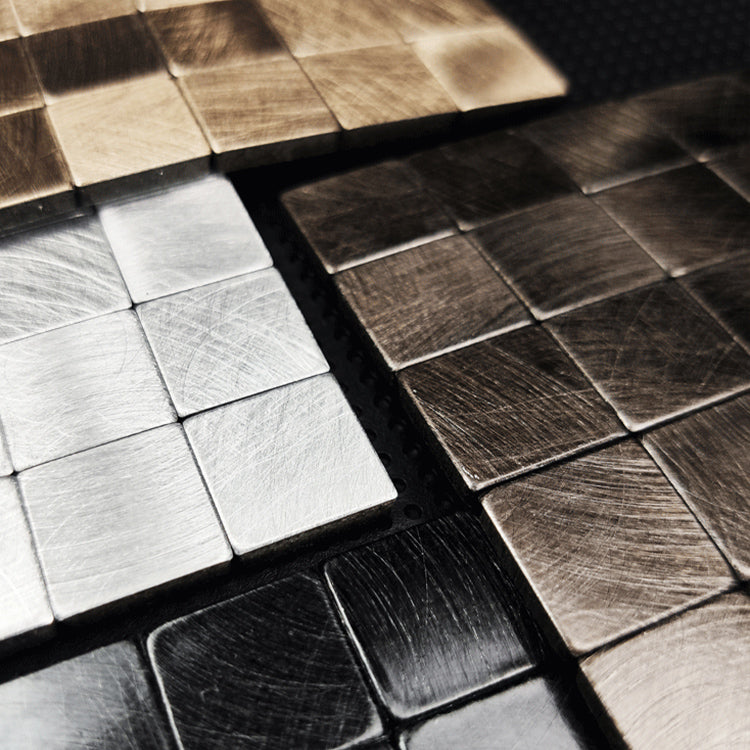 Mosaic Tile Wallpaper Contemporary Peel & Stick Mosaic Tile with Square Shape Clearhalo 'Flooring 'Home Improvement' 'home_improvement' 'home_improvement_peel_stick_blacksplash' 'Peel & Stick Backsplash Tile' 'peel_stick_blacksplash' 'Walls & Ceilings' Walls and Ceiling' 7306381