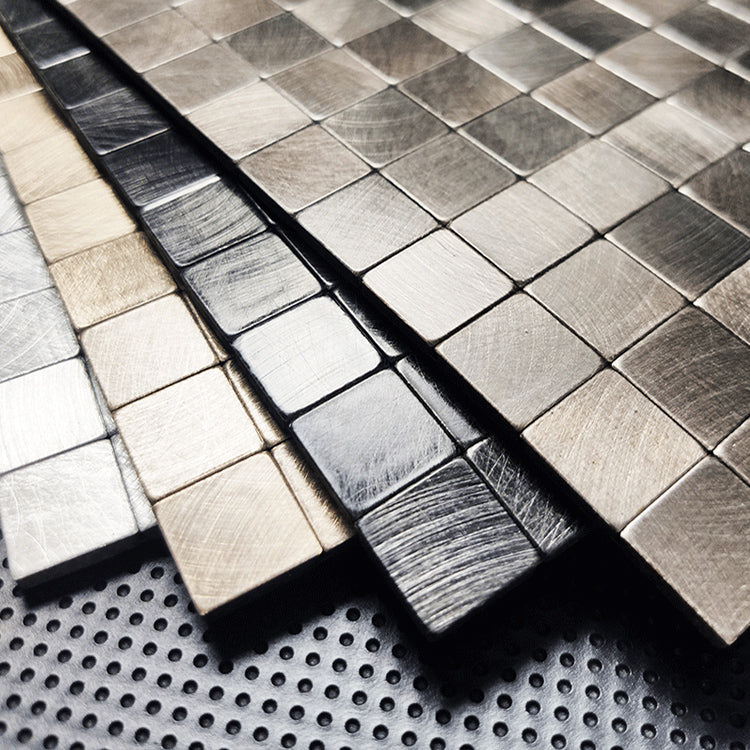 Mosaic Tile Wallpaper Contemporary Peel & Stick Mosaic Tile with Square Shape Clearhalo 'Flooring 'Home Improvement' 'home_improvement' 'home_improvement_peel_stick_blacksplash' 'Peel & Stick Backsplash Tile' 'peel_stick_blacksplash' 'Walls & Ceilings' Walls and Ceiling' 7306382