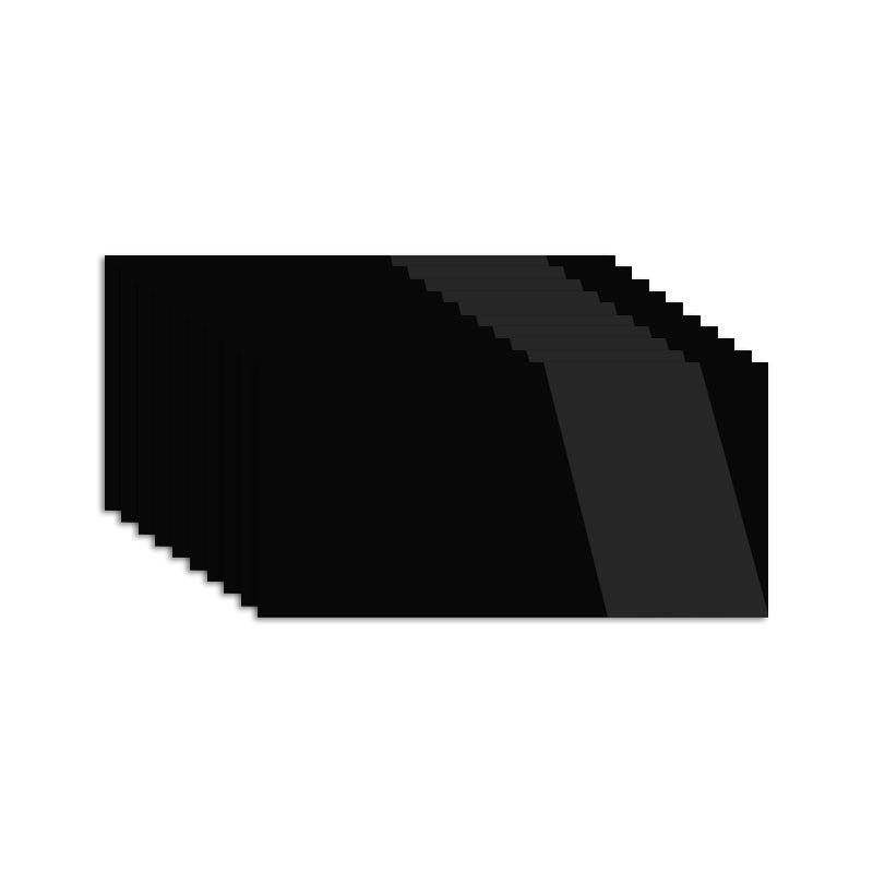 Field Tile Wallpaper Waterproof Peel and Stick Wall Tile with Rectangular Shape Black 1'6" x 3' 10-Piece Set Clearhalo 'Flooring 'Home Improvement' 'home_improvement' 'home_improvement_peel_stick_blacksplash' 'Peel & Stick Backsplash Tile' 'peel_stick_blacksplash' 'Walls & Ceilings' Walls and Ceiling' 7306420