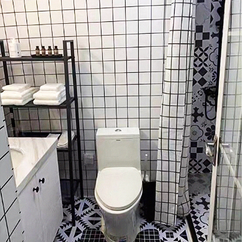 Field Tile Wallpaper Waterproof Peel and Stick Wall Tile with Rectangular Shape Clearhalo 'Flooring 'Home Improvement' 'home_improvement' 'home_improvement_peel_stick_blacksplash' 'Peel & Stick Backsplash Tile' 'peel_stick_blacksplash' 'Walls & Ceilings' Walls and Ceiling' 7306425