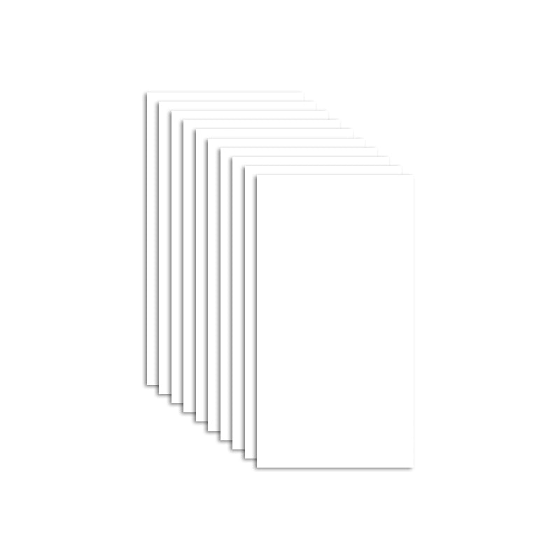 Field Tile Wallpaper Waterproof Peel and Stick Wall Tile with Rectangular Shape White 1'4" x 2'7" 10-Piece Set Clearhalo 'Flooring 'Home Improvement' 'home_improvement' 'home_improvement_peel_stick_blacksplash' 'Peel & Stick Backsplash Tile' 'peel_stick_blacksplash' 'Walls & Ceilings' Walls and Ceiling' 7306430