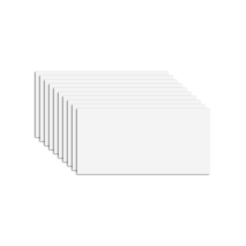 Field Tile Wallpaper Waterproof Peel and Stick Wall Tile with Rectangular Shape Ivory 1' x 2' 10-Piece Set Clearhalo 'Flooring 'Home Improvement' 'home_improvement' 'home_improvement_peel_stick_blacksplash' 'Peel & Stick Backsplash Tile' 'peel_stick_blacksplash' 'Walls & Ceilings' Walls and Ceiling' 7306432