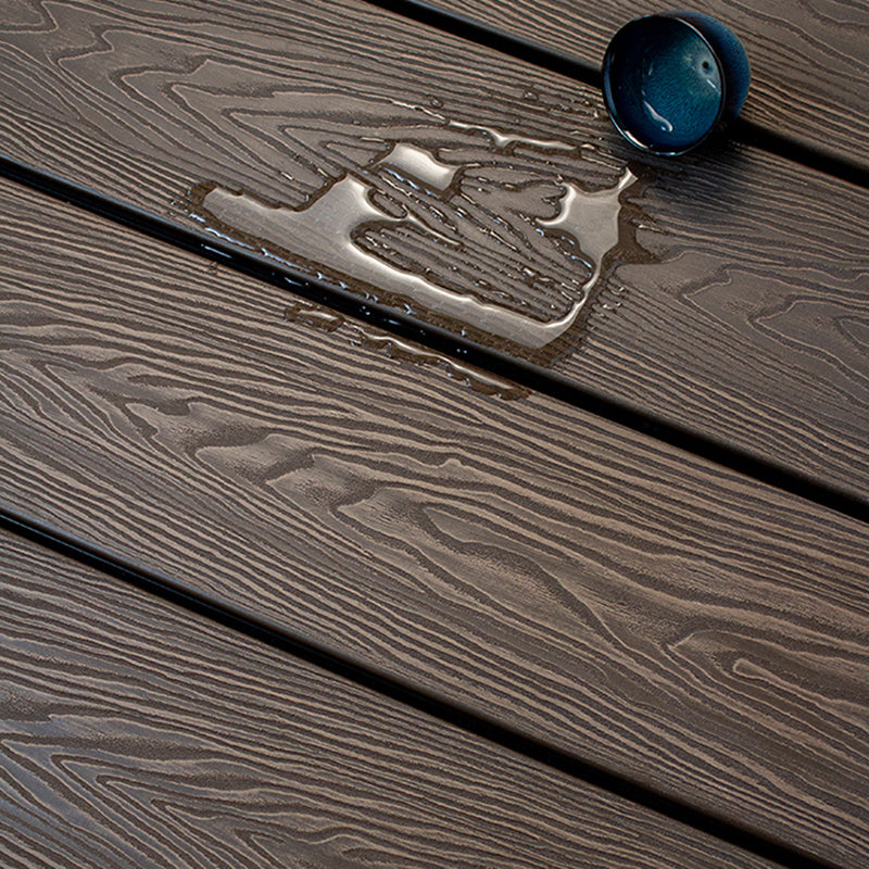 Outdoor WPC Flooring Rectangle Modern Style Nail Wood Flooring Clearhalo 'Flooring 'Hardwood Flooring' 'hardwood_flooring' 'Home Improvement' 'home_improvement' 'home_improvement_hardwood_flooring' Walls and Ceiling' 7306543