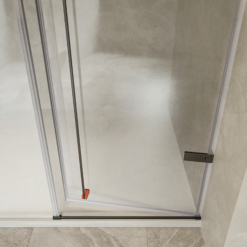 Tempered Hinged Shower Bath Door Transparent Frameless Shower Door Clearhalo 'Bathroom Remodel & Bathroom Fixtures' 'Home Improvement' 'home_improvement' 'home_improvement_shower_tub_doors' 'Shower and Tub Doors' 'shower_tub_doors' 'Showers & Bathtubs' 7306678