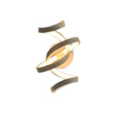 Ivory Ribbon Wall Light Sconce Minimalism LED Acrylic Wall Mounted Lighting for Bedroom Clearhalo 'Modern wall lights' 'Modern' 'Wall Lamps & Sconces' 'Wall Lights' Lighting' 730697