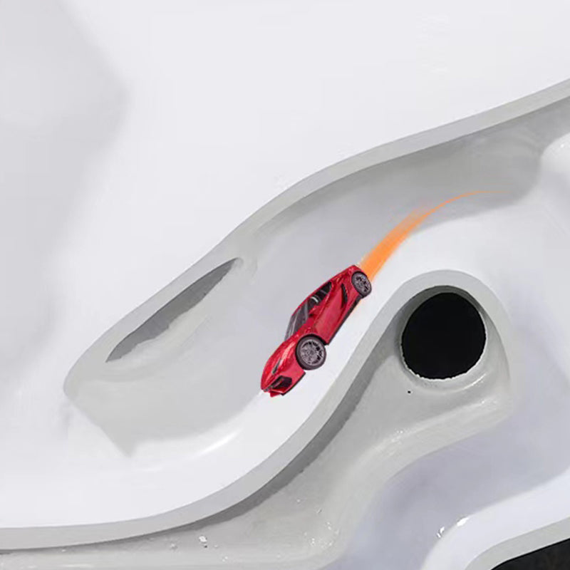 Contemporary Siphon Jet Toilet Bowl Floor Mounted Urine Toilet for Washroom Clearhalo 'Bathroom Remodel & Bathroom Fixtures' 'Home Improvement' 'home_improvement' 'home_improvement_toilets' 'Toilets & Bidets' 'Toilets' 7307150