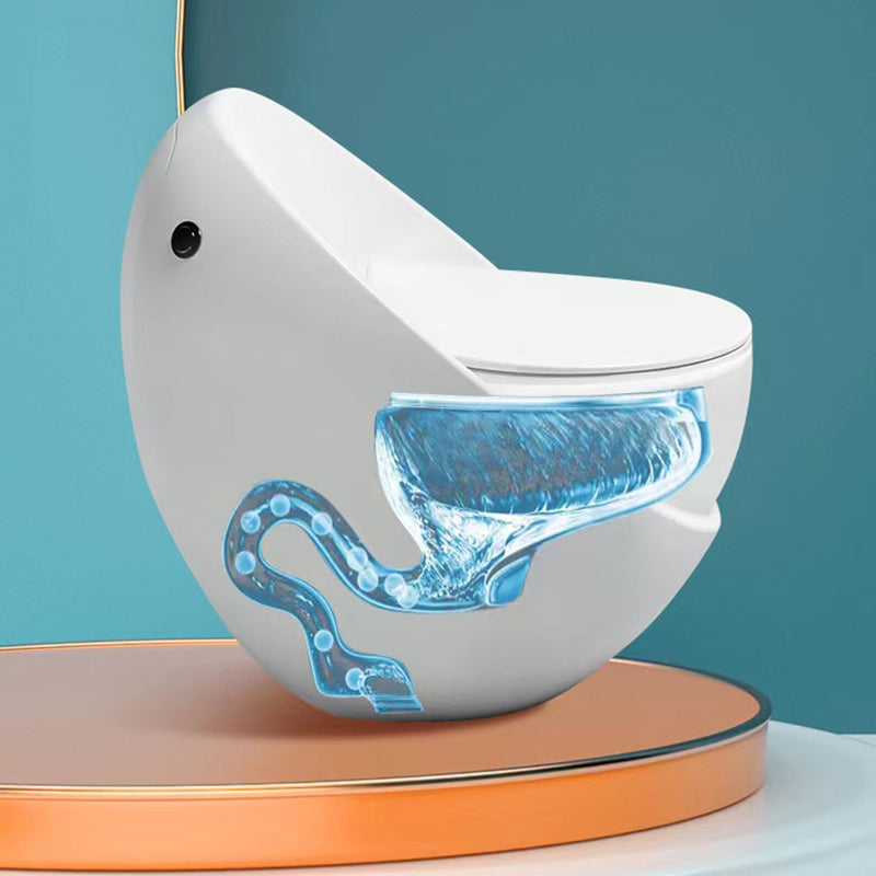 Contemporary Siphon Jet Toilet Bowl Floor Mounted Urine Toilet for Washroom Clearhalo 'Bathroom Remodel & Bathroom Fixtures' 'Home Improvement' 'home_improvement' 'home_improvement_toilets' 'Toilets & Bidets' 'Toilets' 7307151