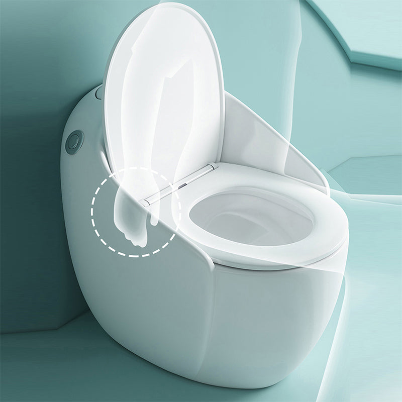 Contemporary Ceramic Toilet Bowl Floor Mount Urine Toilet with Seat for Washroom Clearhalo 'Bathroom Remodel & Bathroom Fixtures' 'Home Improvement' 'home_improvement' 'home_improvement_toilets' 'Toilets & Bidets' 'Toilets' 7307155
