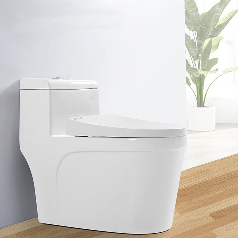 Contemporary White Ceramic Toilet Bowl Floor Mount Urine Toilet for Washroom UF 15"L x 28"W x 26"H 12" Clearhalo 'Bathroom Remodel & Bathroom Fixtures' 'Home Improvement' 'home_improvement' 'home_improvement_toilets' 'Toilets & Bidets' 'Toilets' 7307178