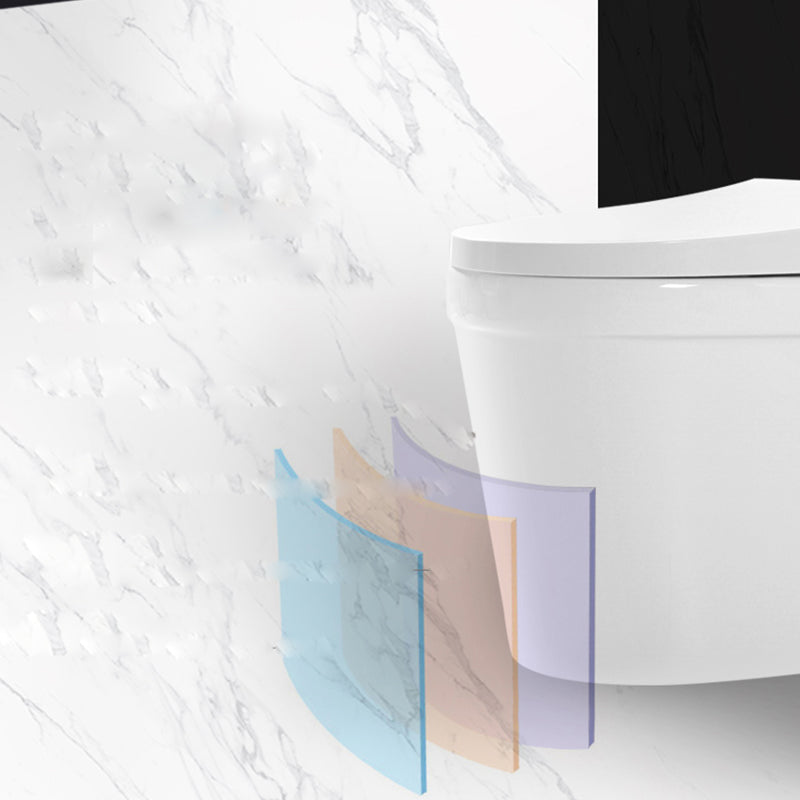 Contemporary White Ceramic Toilet Bowl Floor Mount Urine Toilet for Washroom Clearhalo 'Bathroom Remodel & Bathroom Fixtures' 'Home Improvement' 'home_improvement' 'home_improvement_toilets' 'Toilets & Bidets' 'Toilets' 7307181