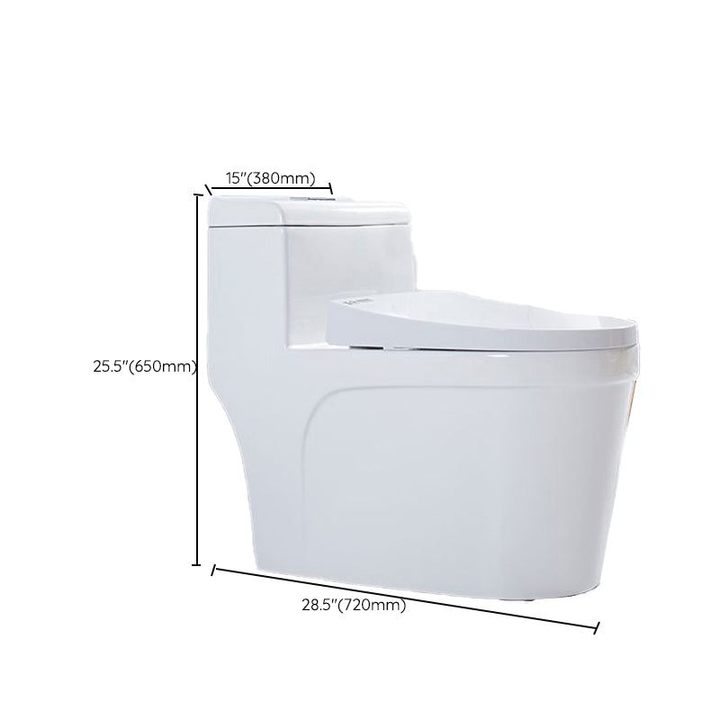 Contemporary White Ceramic Toilet Bowl Floor Mount Urine Toilet for Washroom Clearhalo 'Bathroom Remodel & Bathroom Fixtures' 'Home Improvement' 'home_improvement' 'home_improvement_toilets' 'Toilets & Bidets' 'Toilets' 7307185