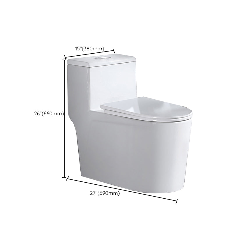 Contemporary White Ceramic Toilet Bowl Floor Mounted Urine Toilet for Washroom Clearhalo 'Bathroom Remodel & Bathroom Fixtures' 'Home Improvement' 'home_improvement' 'home_improvement_toilets' 'Toilets & Bidets' 'Toilets' 7307203