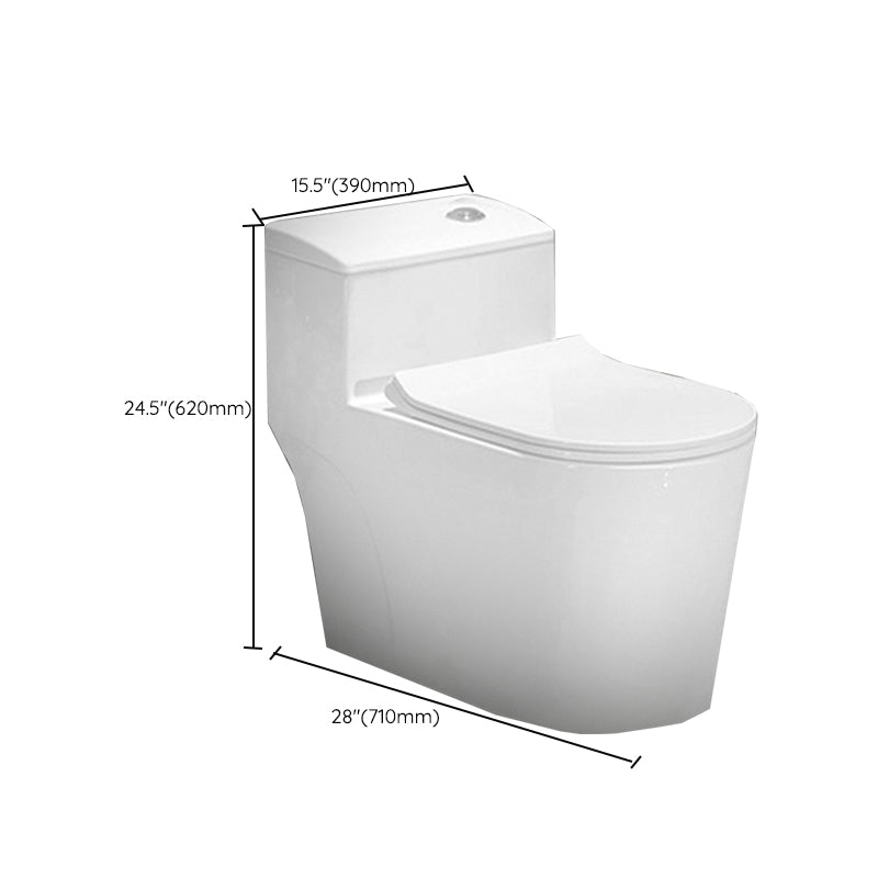 Contemporary White Ceramic Toilet Bowl Floor Mounted Urine Toilet for Washroom Clearhalo 'Bathroom Remodel & Bathroom Fixtures' 'Home Improvement' 'home_improvement' 'home_improvement_toilets' 'Toilets & Bidets' 'Toilets' 7307206
