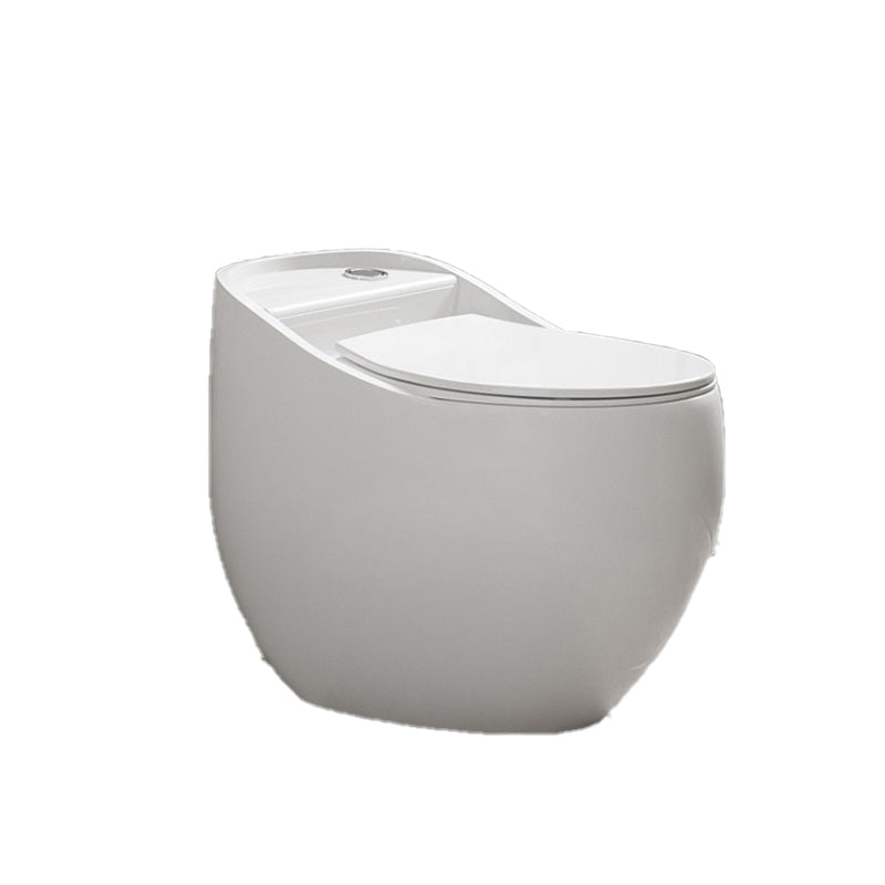 Contemporary Ceramic Toilet Floor Mount Urine Toilet with Slow Close Seat for Washroom Clearhalo 'Bathroom Remodel & Bathroom Fixtures' 'Home Improvement' 'home_improvement' 'home_improvement_toilets' 'Toilets & Bidets' 'Toilets' 7307216