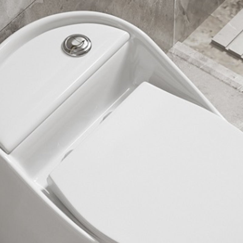 Contemporary Ceramic Toilet Floor Mount Urine Toilet with Slow Close Seat for Washroom Clearhalo 'Bathroom Remodel & Bathroom Fixtures' 'Home Improvement' 'home_improvement' 'home_improvement_toilets' 'Toilets & Bidets' 'Toilets' 7307222