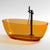 Flat Bottom Soaking Bathtub Antique Finish Modern Oval Bath Tub Orange Clearhalo 'Bathroom Remodel & Bathroom Fixtures' 'Bathtubs' 'Home Improvement' 'home_improvement' 'home_improvement_bathtubs' 'Showers & Bathtubs' 7307304