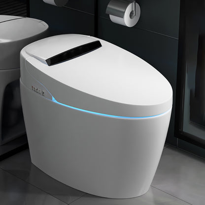 Contemporary Floor Standing Bidet Elongated White Heated Seat Floor Mount Bidet Dryer Not Included (Standard) Clearhalo 'Bathroom Remodel & Bathroom Fixtures' 'Bidets' 'Home Improvement' 'home_improvement' 'home_improvement_bidets' 'Toilets & Bidets' 7307611