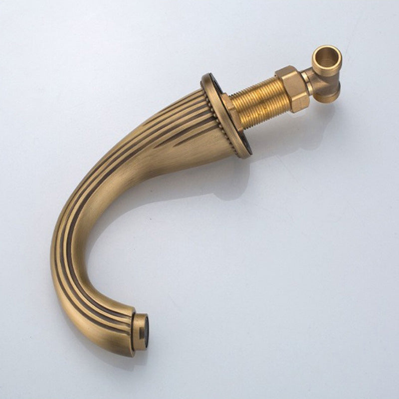 Dual Handle Vintage Vanity Sink Faucet Industrial Basin Lavatory Faucet Clearhalo 'Bathroom Remodel & Bathroom Fixtures' 'Bathroom Sink Faucets' 'Bathroom Sinks & Faucet Components' 'bathroom_sink_faucets' 'Home Improvement' 'home_improvement' 'home_improvement_bathroom_sink_faucets' 7308505