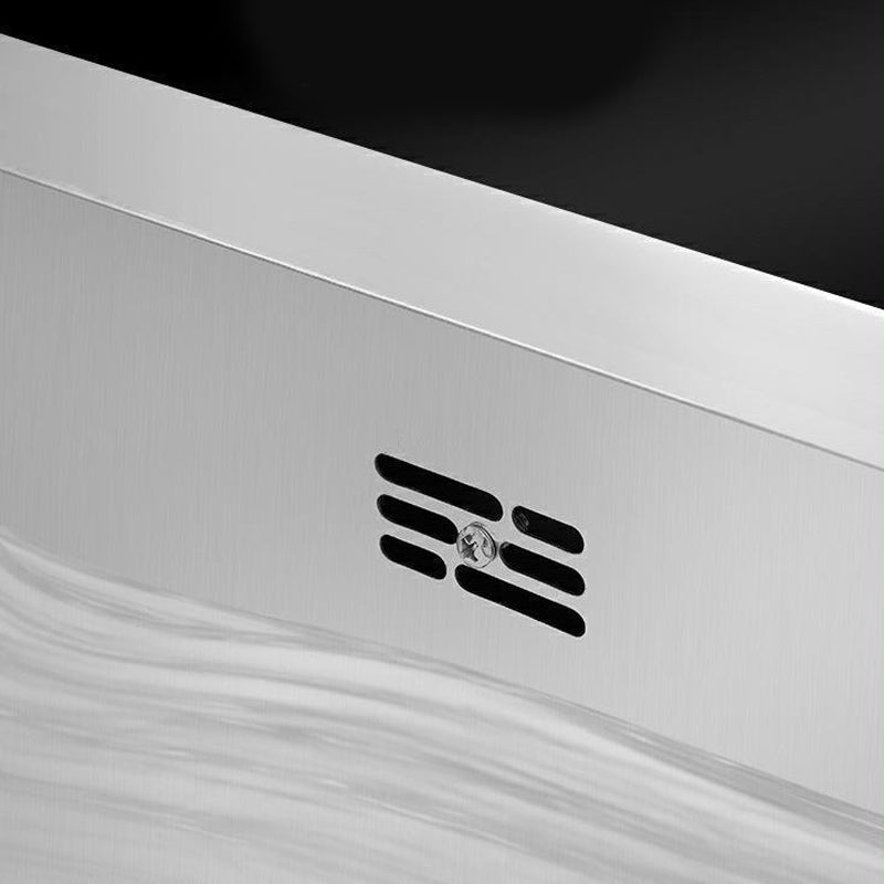 Modern Style Kitchen Sink Stainless Steel Soundproof Kitchen Sink with Basket Strainer Clearhalo 'Home Improvement' 'home_improvement' 'home_improvement_kitchen_sinks' 'Kitchen Remodel & Kitchen Fixtures' 'Kitchen Sinks & Faucet Components' 'Kitchen Sinks' 'kitchen_sinks' 7308545