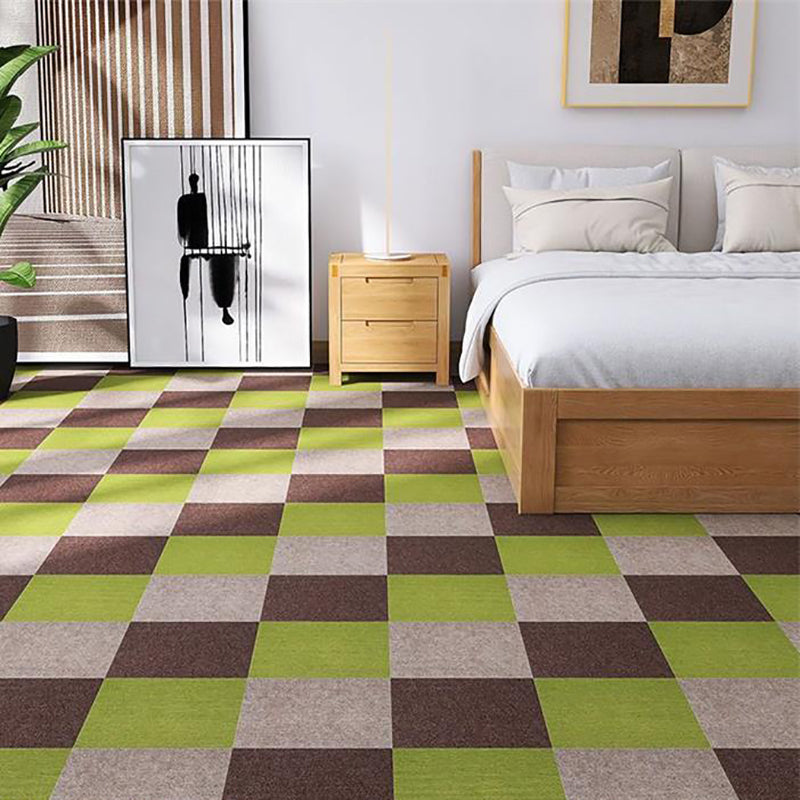 Home Carpet Tiles Color Block Stain Resistant Level Loop Carpet Tiles Clearhalo 'Carpet Tiles & Carpet Squares' 'carpet_tiles_carpet_squares' 'Flooring 'Home Improvement' 'home_improvement' 'home_improvement_carpet_tiles_carpet_squares' Walls and Ceiling' 7308960