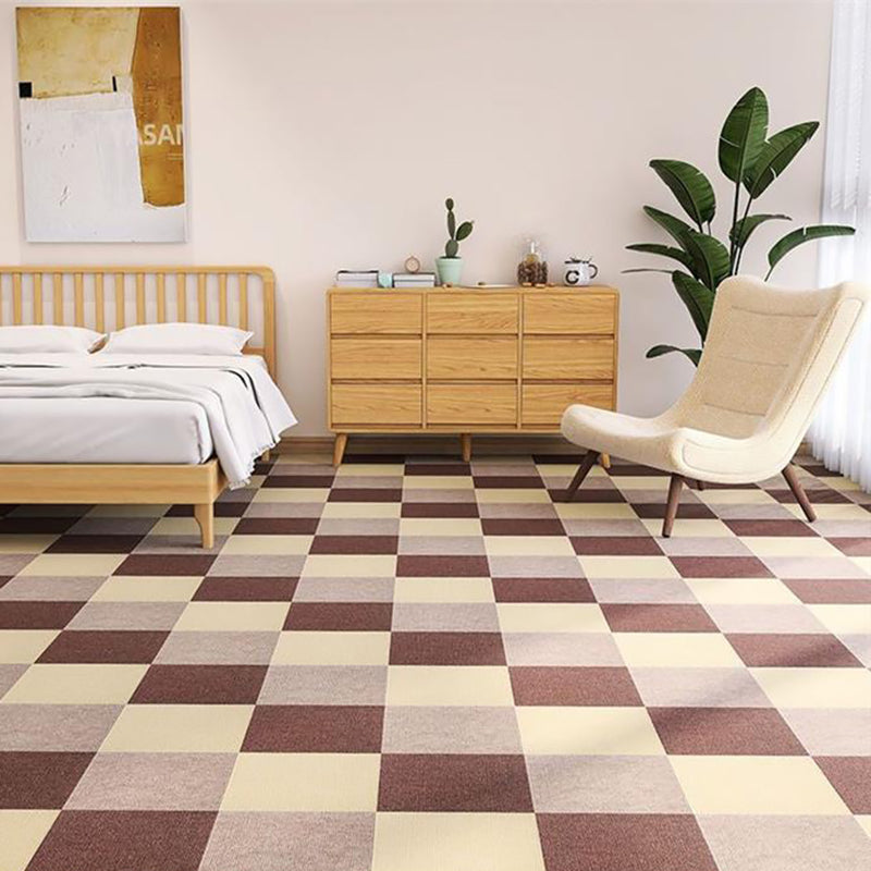 Home Carpet Tiles Color Block Stain Resistant Level Loop Carpet Tiles Clearhalo 'Carpet Tiles & Carpet Squares' 'carpet_tiles_carpet_squares' 'Flooring 'Home Improvement' 'home_improvement' 'home_improvement_carpet_tiles_carpet_squares' Walls and Ceiling' 7308972