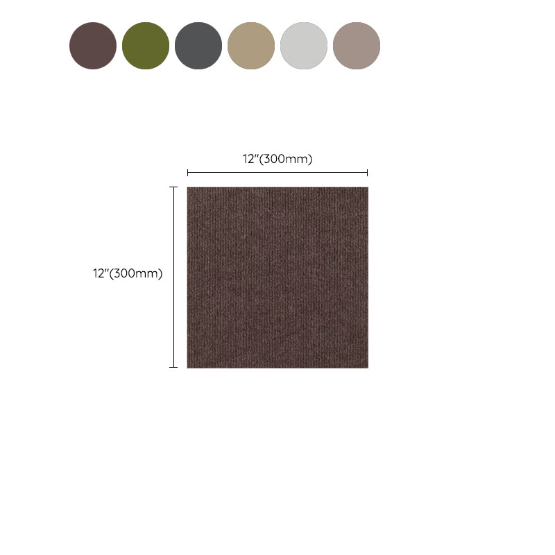 Home Carpet Tiles Color Block Stain Resistant Level Loop Carpet Tiles Clearhalo 'Carpet Tiles & Carpet Squares' 'carpet_tiles_carpet_squares' 'Flooring 'Home Improvement' 'home_improvement' 'home_improvement_carpet_tiles_carpet_squares' Walls and Ceiling' 7308976