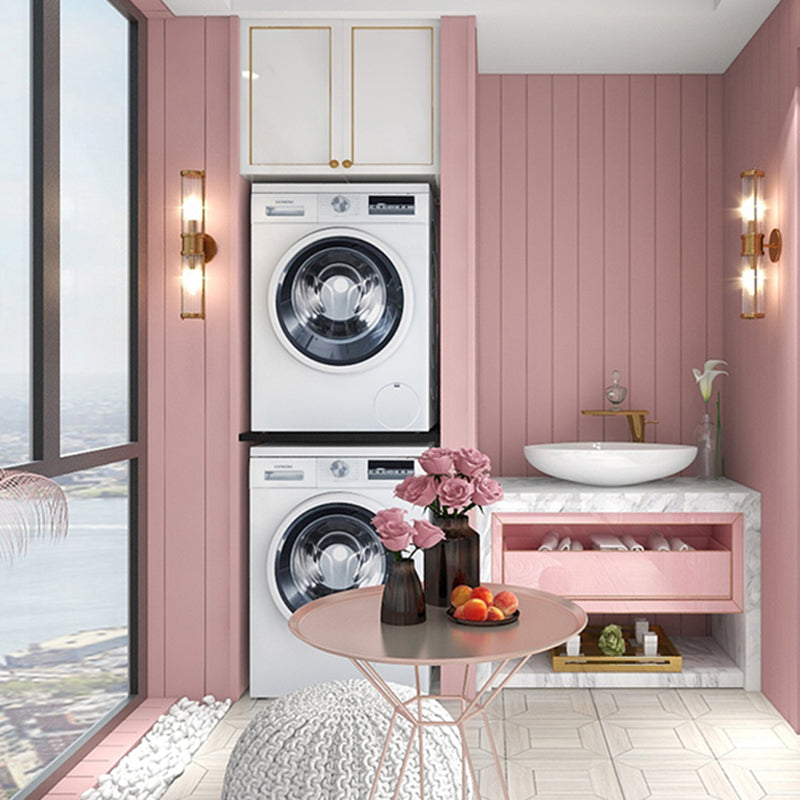 Contemporary Wall Paneling Smooth 20 Panels Waterproof Wall Paneling Pink 20-Piece Set Clearhalo 'Flooring 'Home Improvement' 'home_improvement' 'home_improvement_wall_paneling' 'Wall Paneling' 'wall_paneling' 'Walls & Ceilings' Walls and Ceiling' 7308990
