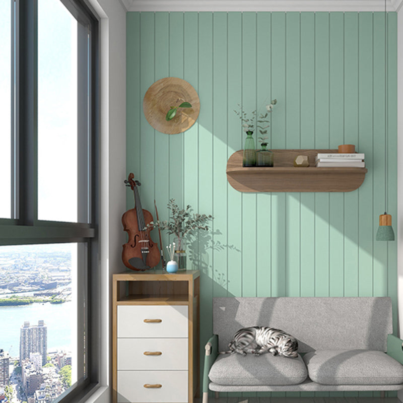 Contemporary Wall Paneling Smooth 20 Panels Waterproof Wall Paneling Green 20-Piece Set Clearhalo 'Flooring 'Home Improvement' 'home_improvement' 'home_improvement_wall_paneling' 'Wall Paneling' 'wall_paneling' 'Walls & Ceilings' Walls and Ceiling' 7308998