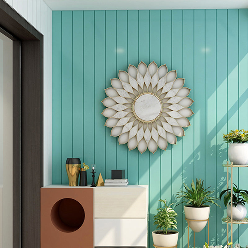 Contemporary Wall Paneling Smooth 20 Panels Waterproof Wall Paneling Lake Blue 20-Piece Set Clearhalo 'Flooring 'Home Improvement' 'home_improvement' 'home_improvement_wall_paneling' 'Wall Paneling' 'wall_paneling' 'Walls & Ceilings' Walls and Ceiling' 7309000