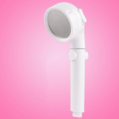 Modern Shower Head Combo Metal Handheld Shower Head for Bathroom White Hand Shower Hose not included Clearhalo 'Bathroom Remodel & Bathroom Fixtures' 'Home Improvement' 'home_improvement' 'home_improvement_shower_heads' 'Shower Heads' 'shower_heads' 'Showers & Bathtubs Plumbing' 'Showers & Bathtubs' 7309035