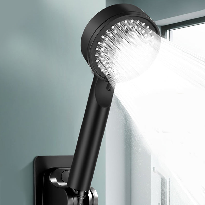 Modern Round Hand Shower Medium Flow 5 Sprays Wall-Mount Hand Shower Clearhalo 'Bathroom Remodel & Bathroom Fixtures' 'Home Improvement' 'home_improvement' 'home_improvement_shower_heads' 'Shower Heads' 'shower_heads' 'Showers & Bathtubs Plumbing' 'Showers & Bathtubs' 7310043