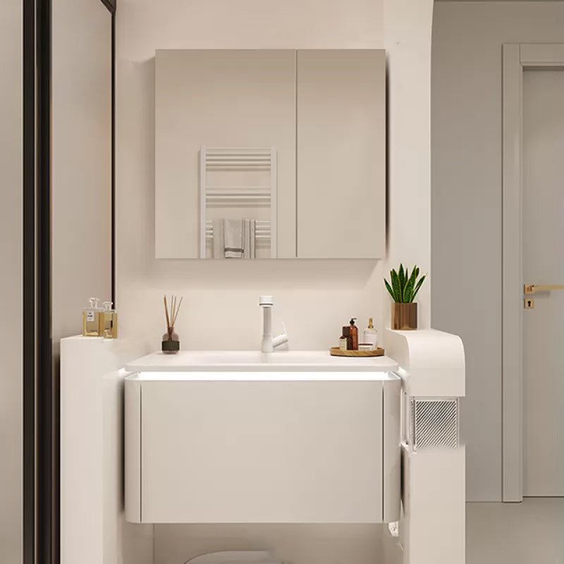 Wall Mount Bathroom Vanity Set Modern Bathroom Sink Vanity with Mirror Vanity & Faucet & Mirror Cabinet https: res.litfad.com site img item 2023 01 22 7310612 1200x1200.jpg Clearhalo 'Bathroom Remodel & Bathroom Fixtures' 'Bathroom Vanities' 'bathroom_vanities' 'Home Improvement' 'home_improvement' 'home_improvement_bathroom_vanities' 7310612