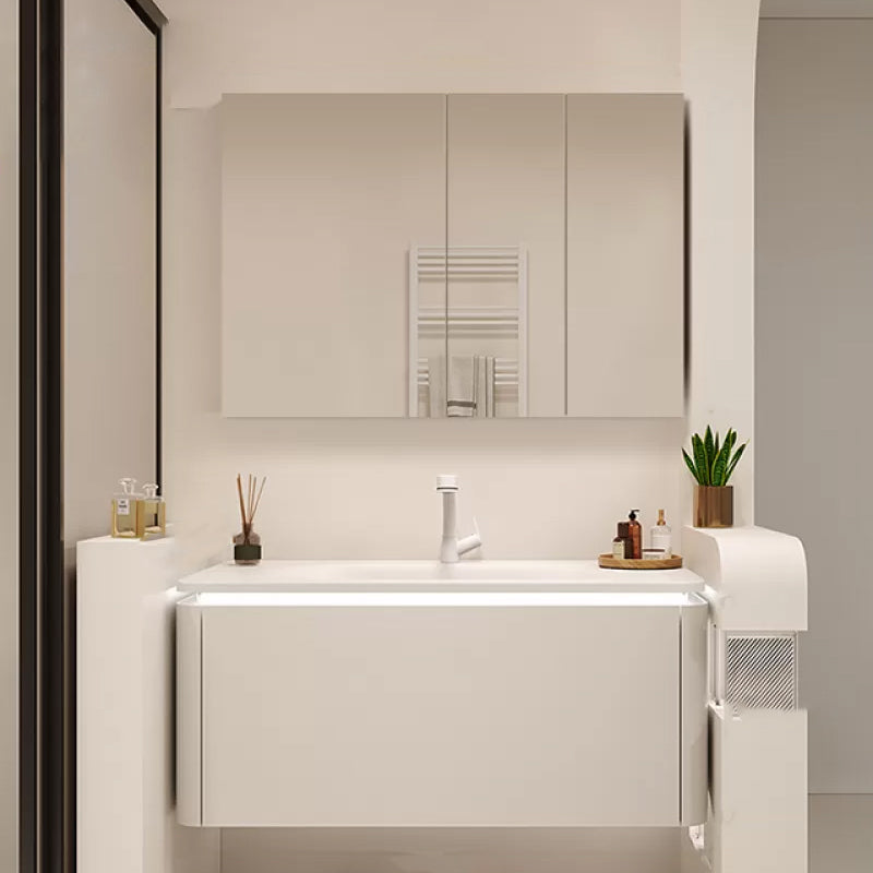 Wall Mount Bathroom Vanity Set Modern Bathroom Sink Vanity with Mirror Vanity & Faucet & Mirror Cabinet https: res.litfad.com site img item 2023 01 06 7310613 1200x1200.jpg Clearhalo 'Bathroom Remodel & Bathroom Fixtures' 'Bathroom Vanities' 'bathroom_vanities' 'Home Improvement' 'home_improvement' 'home_improvement_bathroom_vanities' 7310613