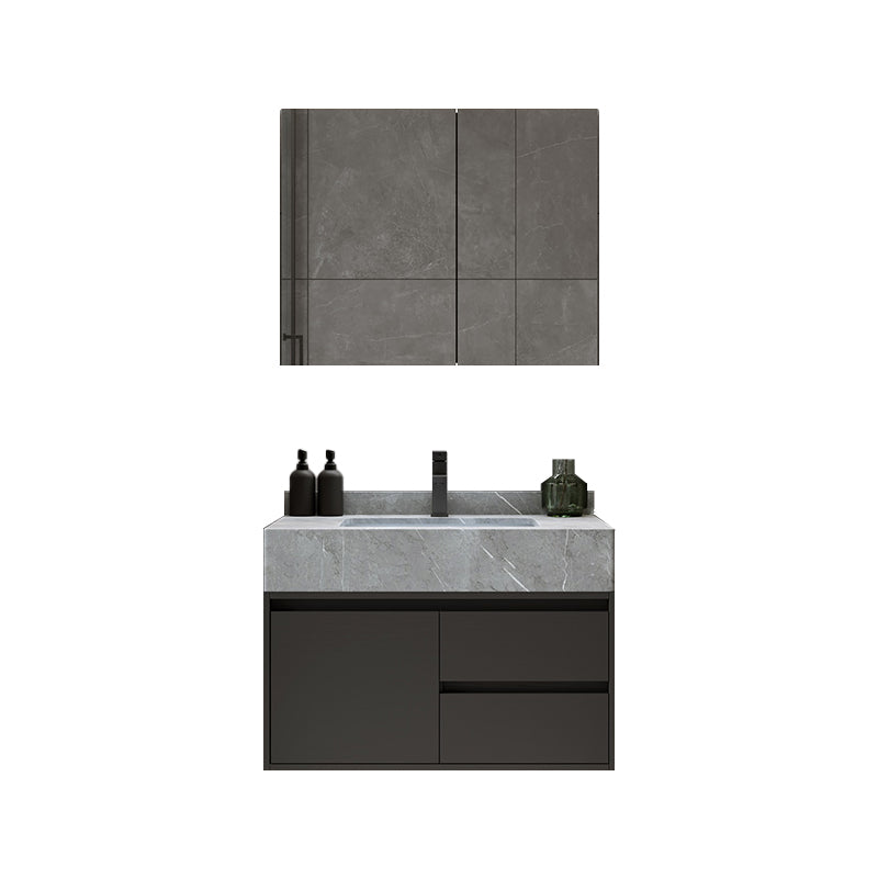 Modern Wall Mount Bathroom Vanity Set Stone Bathroom Vanity with Mirror Vanity & Faucet & Mirror Cabinet https: res.litfad.com site img item 2023 01 29 7310632 1200x1200.jpg Clearhalo 'Bathroom Remodel & Bathroom Fixtures' 'Bathroom Vanities' 'bathroom_vanities' 'Home Improvement' 'home_improvement' 'home_improvement_bathroom_vanities' 7310632