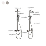 Modern Shower Head Combo Solid Color Slide Bar Included Tub and Shower Faucet Clearhalo 'Bathroom Remodel & Bathroom Fixtures' 'Home Improvement' 'home_improvement' 'home_improvement_shower_faucets' 'Shower Faucets & Systems' 'shower_faucets' 'Showers & Bathtubs Plumbing' 'Showers & Bathtubs' 7311532