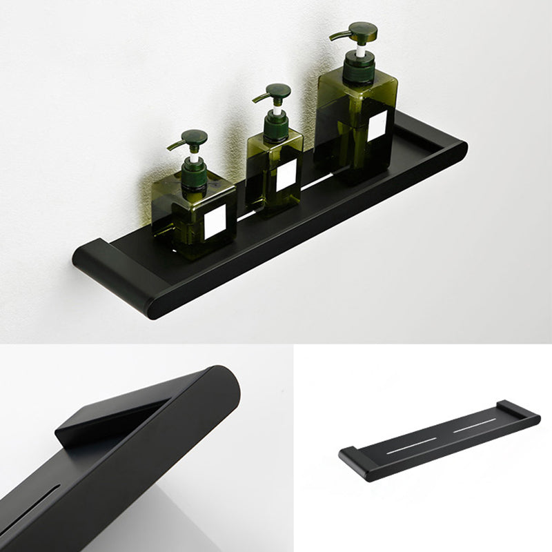 Contemporary Bathroom Accessory As Individual Or As a Set in Black Metal Clearhalo 'Bathroom Hardware Sets' 'Bathroom Hardware' 'Bathroom Remodel & Bathroom Fixtures' 'bathroom_hardware_sets' 'Home Improvement' 'home_improvement' 'home_improvement_bathroom_hardware_sets' 7311622