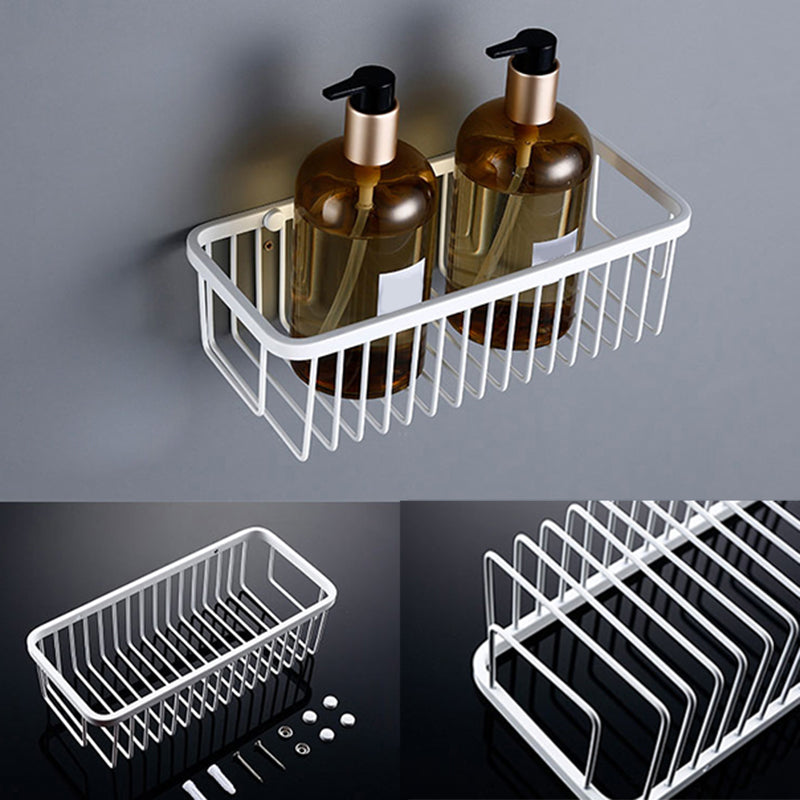 Contemporary White Bathroom Accessory As Individual Or As a Set Clearhalo 'Bathroom Hardware Sets' 'Bathroom Hardware' 'Bathroom Remodel & Bathroom Fixtures' 'bathroom_hardware_sets' 'Home Improvement' 'home_improvement' 'home_improvement_bathroom_hardware_sets' 7311651