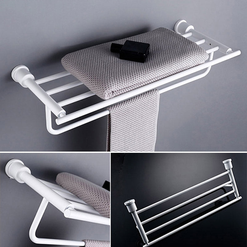 Contemporary White Bathroom Accessory As Individual Or As a Set Clearhalo 'Bathroom Hardware Sets' 'Bathroom Hardware' 'Bathroom Remodel & Bathroom Fixtures' 'bathroom_hardware_sets' 'Home Improvement' 'home_improvement' 'home_improvement_bathroom_hardware_sets' 7311658