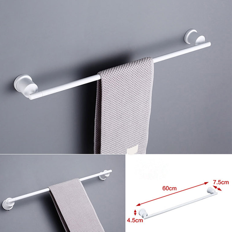 Contemporary White Bathroom Accessory As Individual Or As a Set Clearhalo 'Bathroom Hardware Sets' 'Bathroom Hardware' 'Bathroom Remodel & Bathroom Fixtures' 'bathroom_hardware_sets' 'Home Improvement' 'home_improvement' 'home_improvement_bathroom_hardware_sets' 7311660