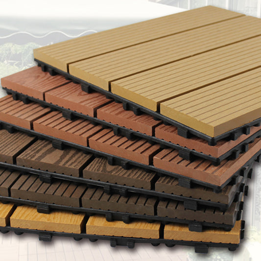 Wooden Deck Plank Outdoor Slip Resistant Embossed Floor Board Clearhalo 'Home Improvement' 'home_improvement' 'home_improvement_outdoor_deck_tiles_planks' 'Outdoor Deck Tiles & Planks' 'Outdoor Flooring & Tile' 'Outdoor Remodel' 'outdoor_deck_tiles_planks' 7312314