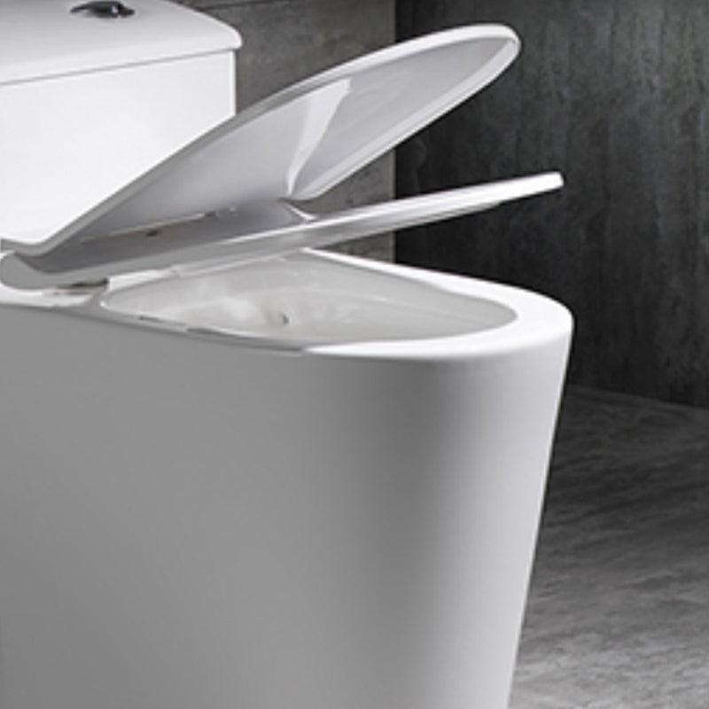 Contemporary Ceramic Toilet Bowl Floor Mounted Urine Toilet with Spray Gun for Washroom Clearhalo 'Bathroom Remodel & Bathroom Fixtures' 'Home Improvement' 'home_improvement' 'home_improvement_toilets' 'Toilets & Bidets' 'Toilets' 7312551