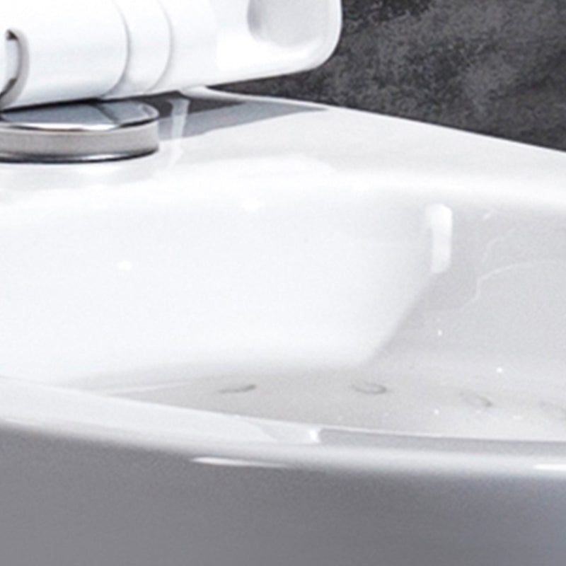 Contemporary Ceramic Toilet Bowl Floor Mounted Urine Toilet with Spray Gun for Washroom Clearhalo 'Bathroom Remodel & Bathroom Fixtures' 'Home Improvement' 'home_improvement' 'home_improvement_toilets' 'Toilets & Bidets' 'Toilets' 7312555