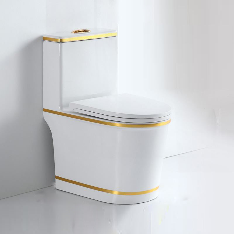 Traditional Ceramic Toilet Floor Mount Urine Toilet for Bathroom 15"L x 23"W x 29"H Toilet Only Clearhalo 'Bathroom Remodel & Bathroom Fixtures' 'Home Improvement' 'home_improvement' 'home_improvement_toilets' 'Toilets & Bidets' 'Toilets' 7312614